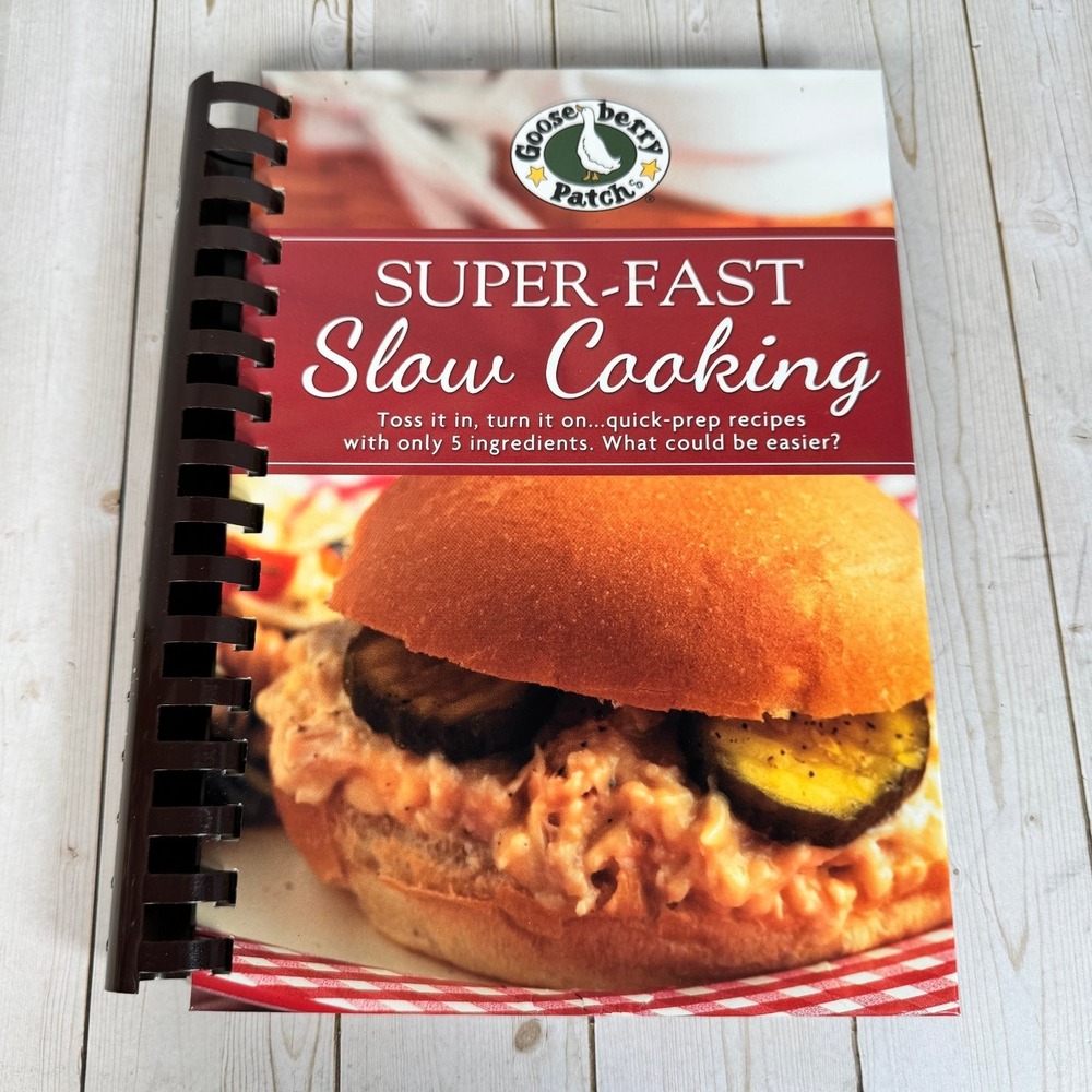 SUPER-FAST Slow Cooking Gooseberry Patch 2015 5-Ingredient Cookbook Spiral Bound